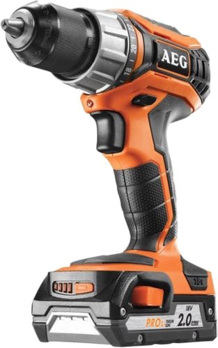 Дрель-шуруповерт AEG Powertools BS18C2 LI-202C 4935459721 (с 2-мя АКБ, кейс)