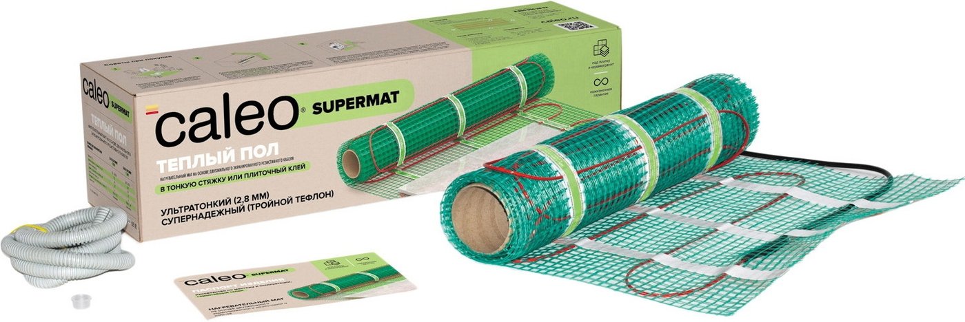 

Нагревательный мат Caleo Supermat 200 8 кв.м. 1600 Вт
