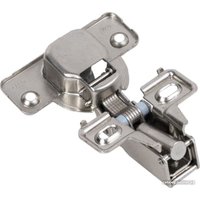 Мебельная петля AKS накладная с доводчиком 48мм h2 несъемная планка короткое плечо