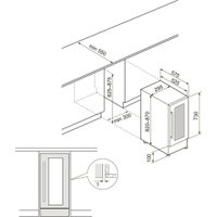 Винный шкаф Krona BADEN 82/17 BL