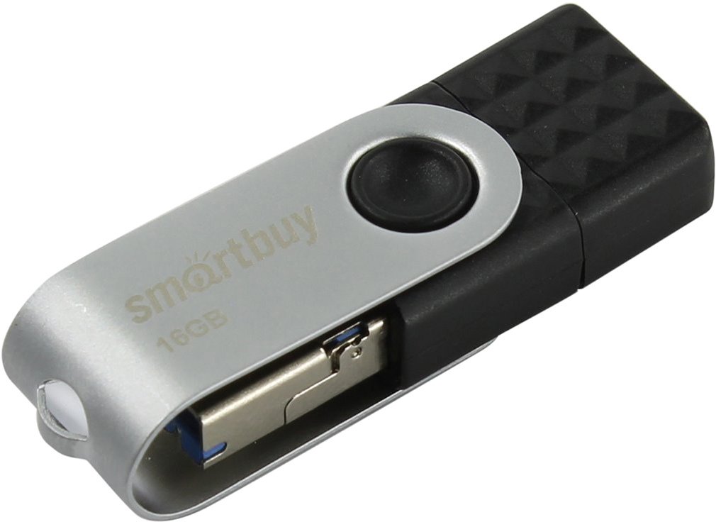 

USB Flash SmartBuy Double 16GB (черный)