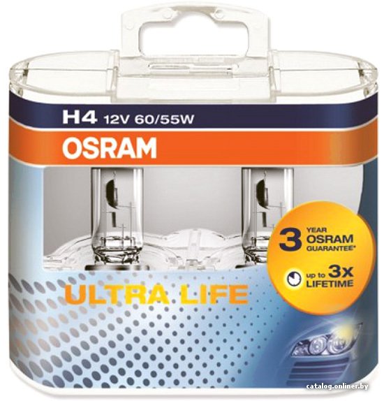 

Галогенная лампа Osram H4 Ultra Life 2шт [64193ULT]