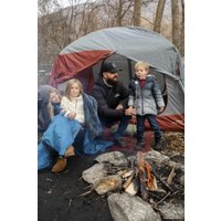 Треккинговая палатка Klymit Cross Canyon 3 (красный/серый)