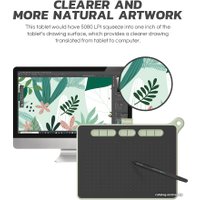 Графический планшет Parblo Ninos S (зеленый)