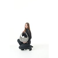Женская сумка MT.style Hobo Velour (серый)