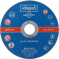 Набор отрезных дисков Scheppach 7903806704 (12 шт)