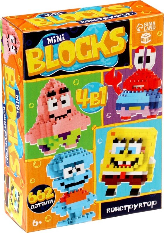 

Конструктор Unicon Mini Blocks. Подводный мир 10906397