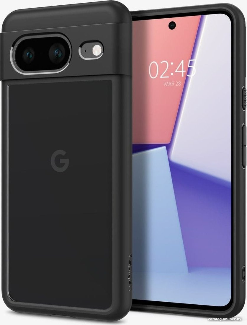 Чехол для телефона Spigen Ultra Hybrid для Google Pixel 8 ACS06280 (черный)