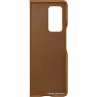 Чехол для телефона Samsung Leather Cover для Samsung Galaxy Z Fold2 (коричневый)