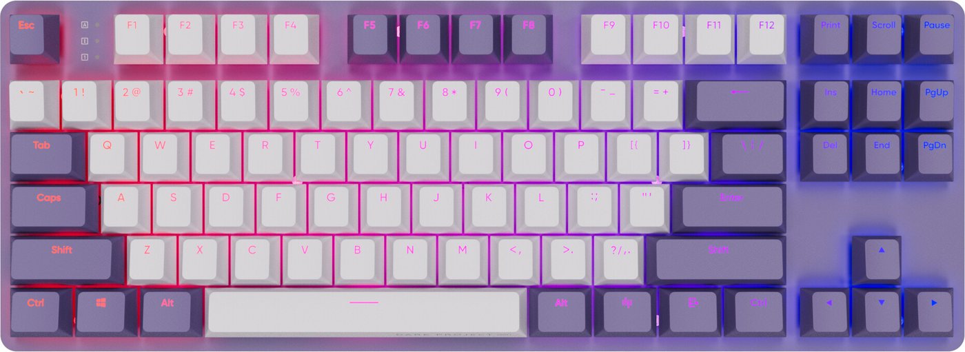 

Клавиатура Dark Project KD87A One Violet/White (g3ms Sapphire, нет кириллицы)