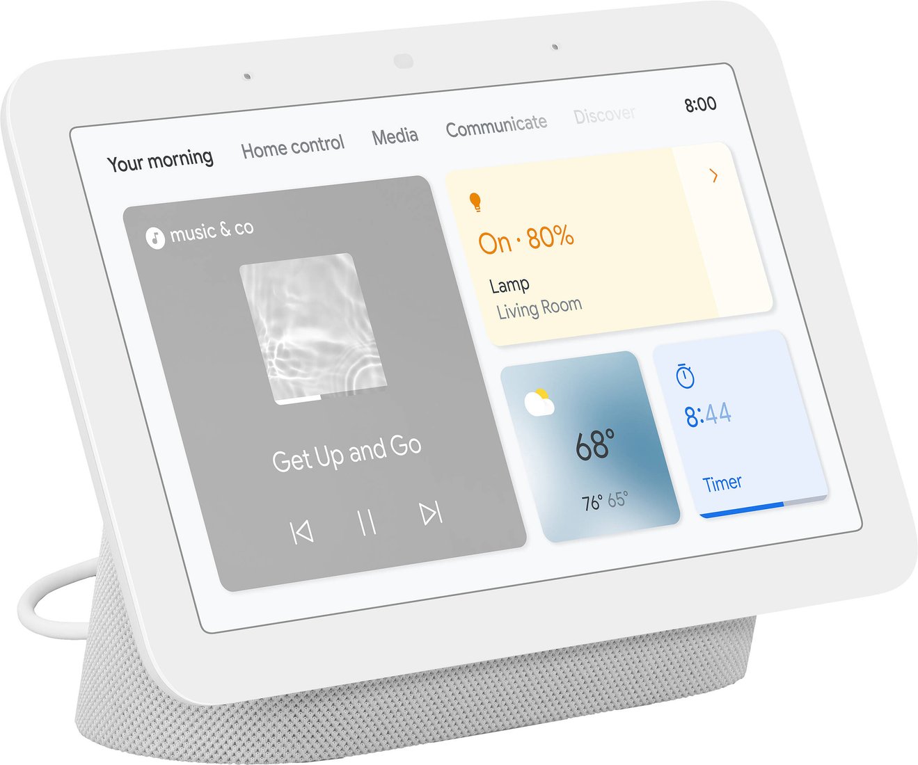 

Колонка с умным дисплеем Google Nest Hub 2nd Gen (светло-серый)