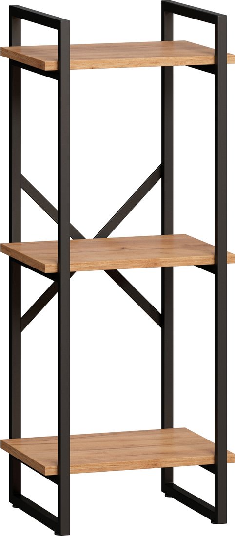 

Стеллаж LoftyHome Бервин Рант 40 1627352 (дуб/черный)