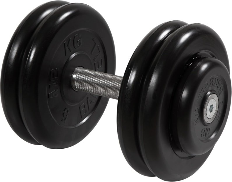 

Гантель MB Barbell Профи 23.5 кг (вращающаяся ручка)