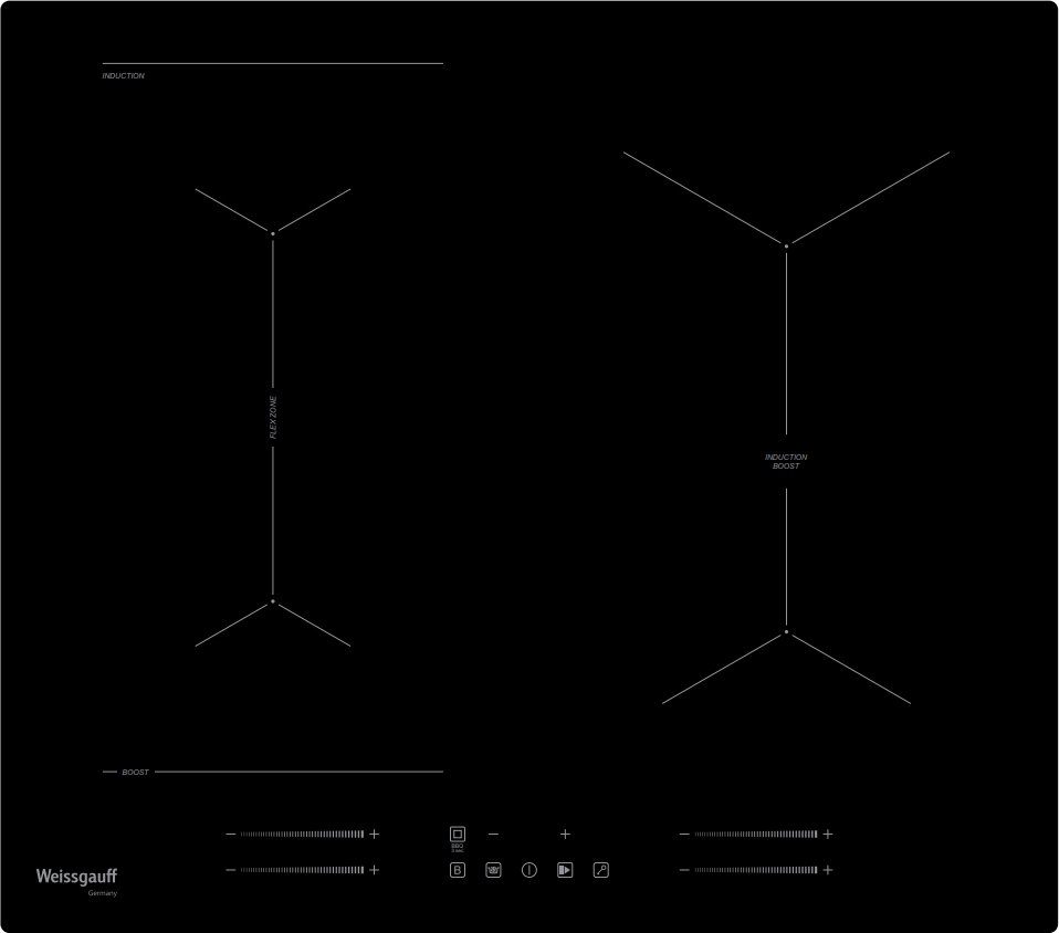 

Варочная панель Weissgauff HI 643 BY