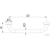 Поручень Ledeme L1718