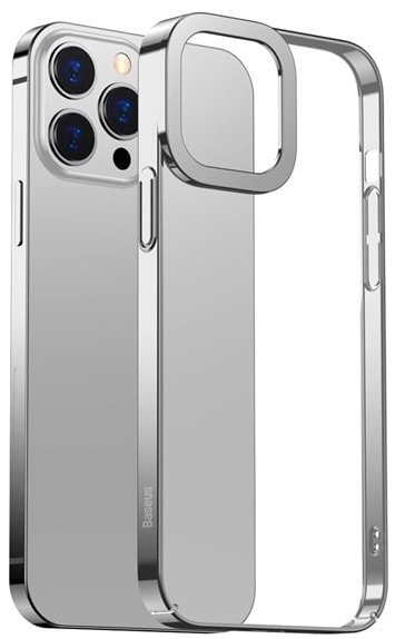 

Чехол для телефона Baseus Glitter для iPhone 13 Pro (серебристый)
