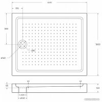 Душевой поддон BelBagno TRAY-BB-AH-120/100-15-W 120x100