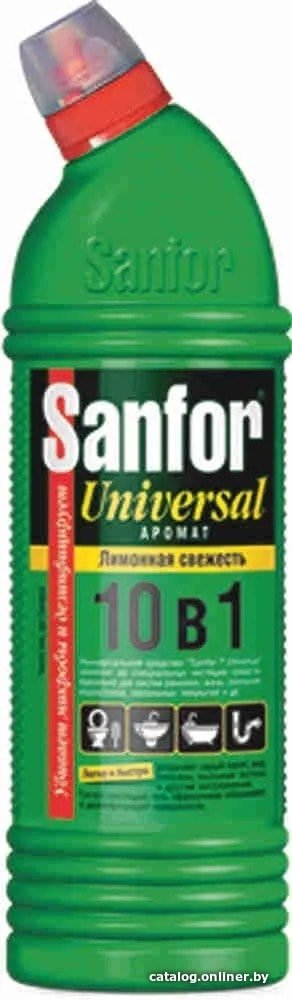 Средство универсальное Sanfor Universal 10в1 Лимонная свежесть 750 г