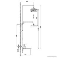 Душевая система  FRAP F2471-6