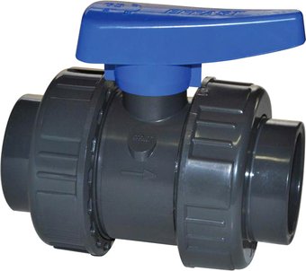 Effast Polypipe Двухходовой шаровый кран НПВХ 16 [BDRBVD0160]