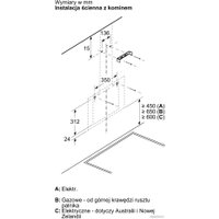 Кухонная вытяжка Bosch Serie 2 DWK65DK20