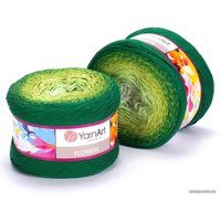 Пряжа для вязания Yarnart Flowers 272 250 г 1000 м (зеленый)