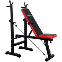 Силовая скамья Calviano 1008 (красный/черный)