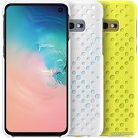 Чехол для телефона Samsung Pattern Cover для Samsung Galaxy S10e (белый/желтый)