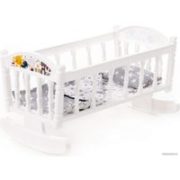 Кроватка для кукол Полесье Кроватка-качалка №4 54446