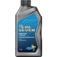 Трансмиссионное масло S-OIL SEVEN GEAR LSD 75W-90 1л