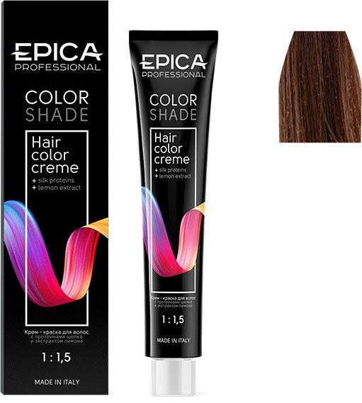 

Крем-краска Epica Professional Colorshade 6.31 темно-русый карамельный (100 мл)