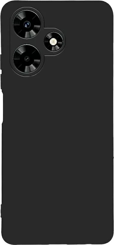 

Чехол для телефона KST Silicone Cover для Infinix Hot 30 Play (черный с закрытым низом)