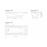 Ванна Метакам Light 170x70 (с каркасом и экраном) в Орше