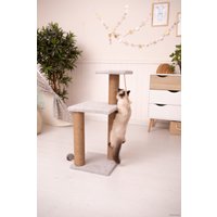 Когтеточка Kogti 3 этажа (светло-серый)