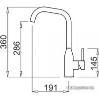 Смеситель Elleci Dora K96 White