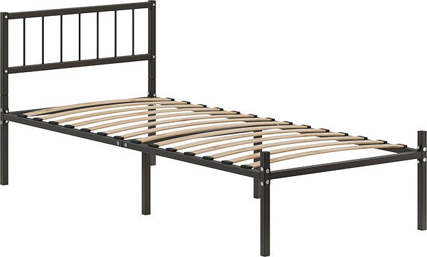 

Кровать Домаклево Металика В3 90x190 (черный)