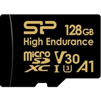 Карта памяти Silicon-Power Golden Series High Endurance microSDXC SP128GBSTXDV3V1HSP 128GB (с адаптером)