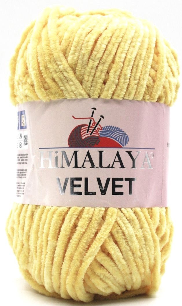 

Пряжа для вязания Himalaya Velvet 90002 (светло-жетлый)