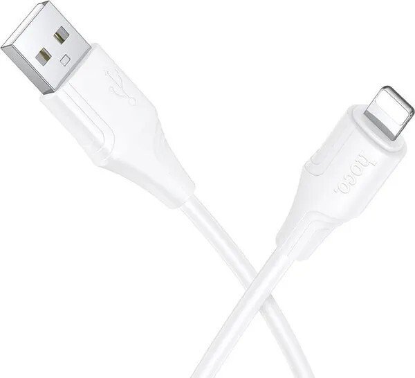 

Кабель Hoco X124 USB Type-A - Lightning (1 м, белый)