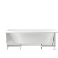 Ванна Wellsee Belle Spa 2.0 170x75 235806001 (пристенная ванна (правая) белый глянец, экран, каркас, сифон-автомат хром)