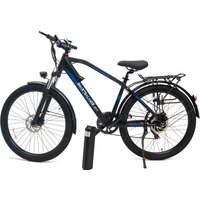 Электровелосипед Smart Balance City 2024 (черный/синий)