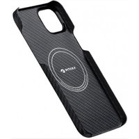 Чехол для телефона Pitaka MagEZ Case 4 для iPhone 15 Plus (1500D twill, черный/серый)