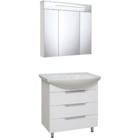  Runo Тумба с умывальником Верона 75 + Элеганс 75 (напольная)