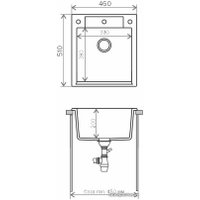 Кухонная мойка Polygran Argo 460 (хлопок 331)