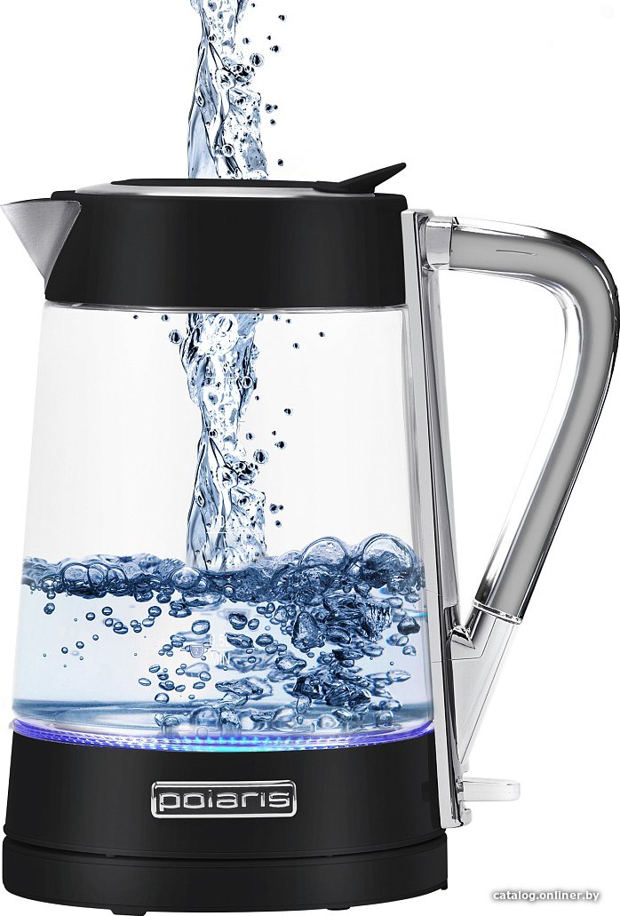 Электрический чайник Polaris PWK 1715CGL Water Way Pro (черный)