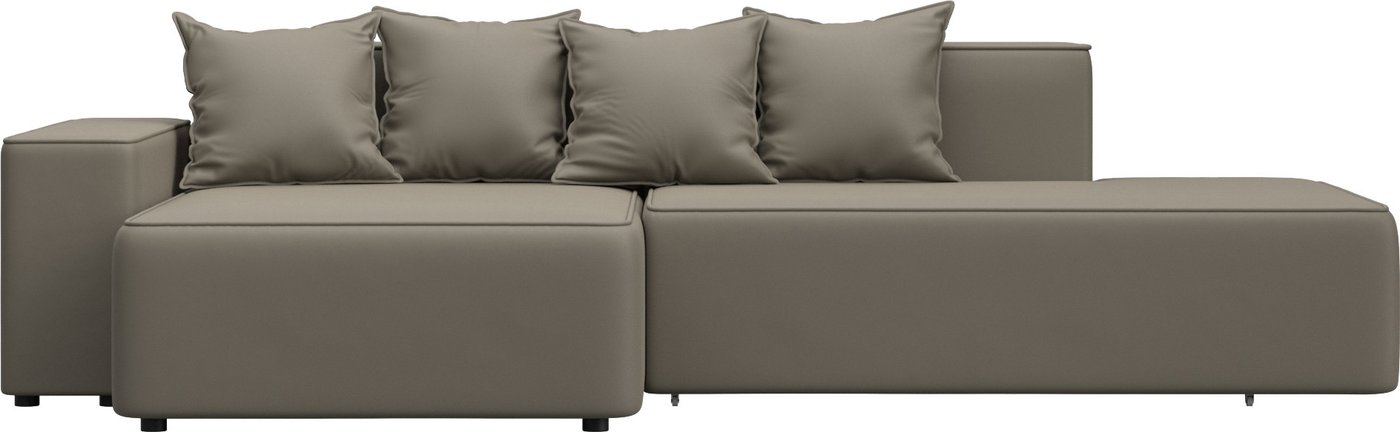 

Угловой диван Лига диванов Лига-079 левый 129816L (экокожа Grifon 04 бежевый)