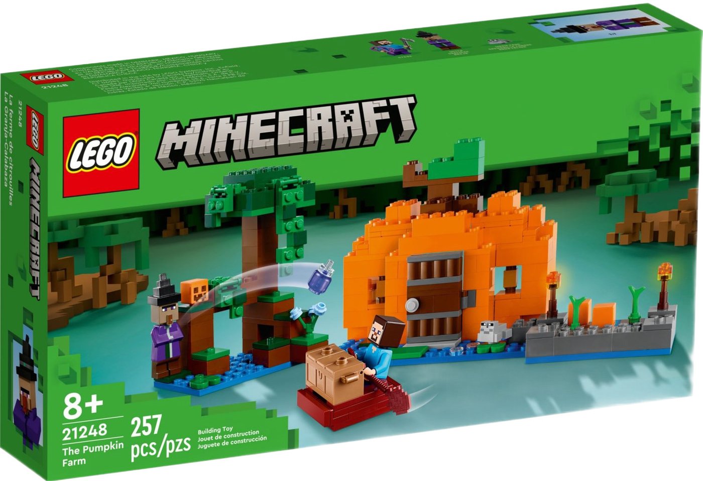 Конструктор LEGO Minecraft 21248 Тыквенная ферма