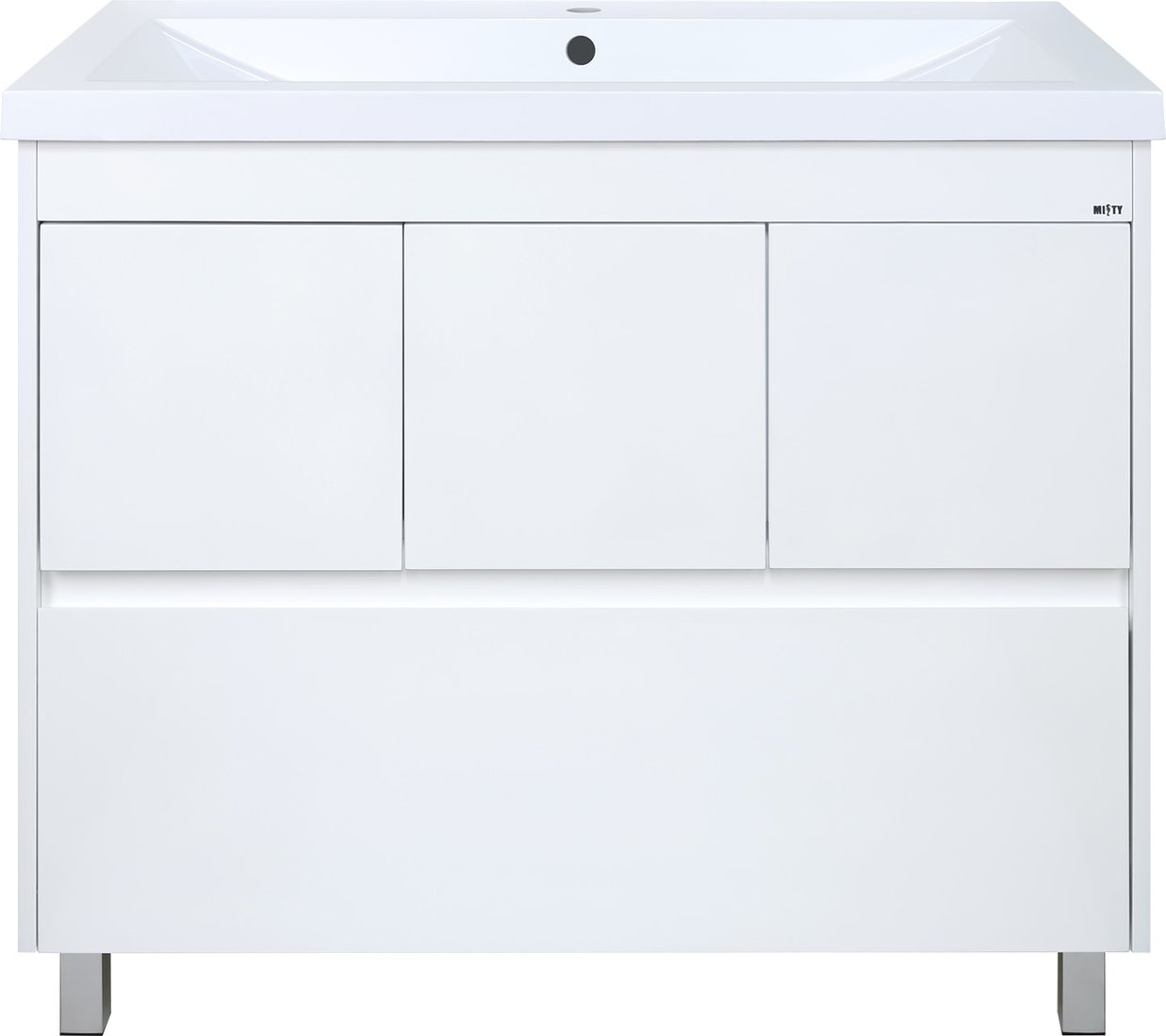 

Misty Алиса - 100 Тумба 1 ящ. напольная, белая эмаль - Э-Али01100-0112Я