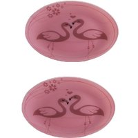 Набор тарелок NiNaGlass Фламинго 85-175-26 4840162559 (2шт)