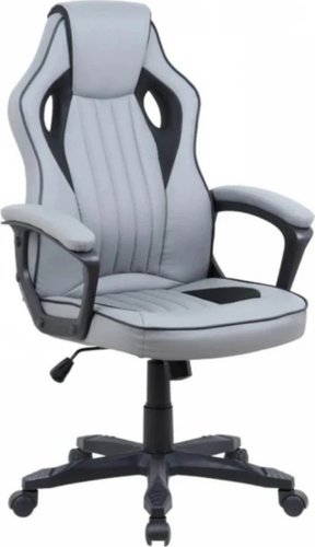 Игровое (геймерское) кресло SitUp Luna PL (экокожа Grey/сетка Black)